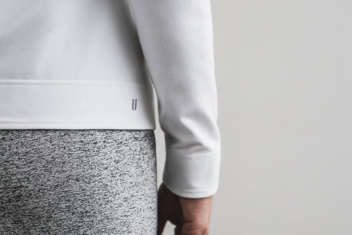 Nobull Twill Zip-up Women's Jackets White | Australia (CL6705)